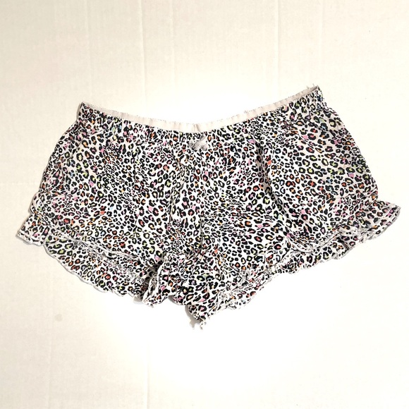 VS  Victoria’s Secret  Colorful Animal Print, Ruffle Edge  Sleep Shorts - Picture 7 of 11